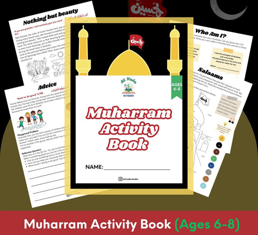 Muharram Activity Book Kids Ages 6-8