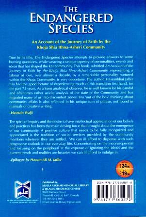 The Endangered Species - An Account of the Journey of Faith by the Khoja Shia Ithna-Asheri Community – 2nd Edition