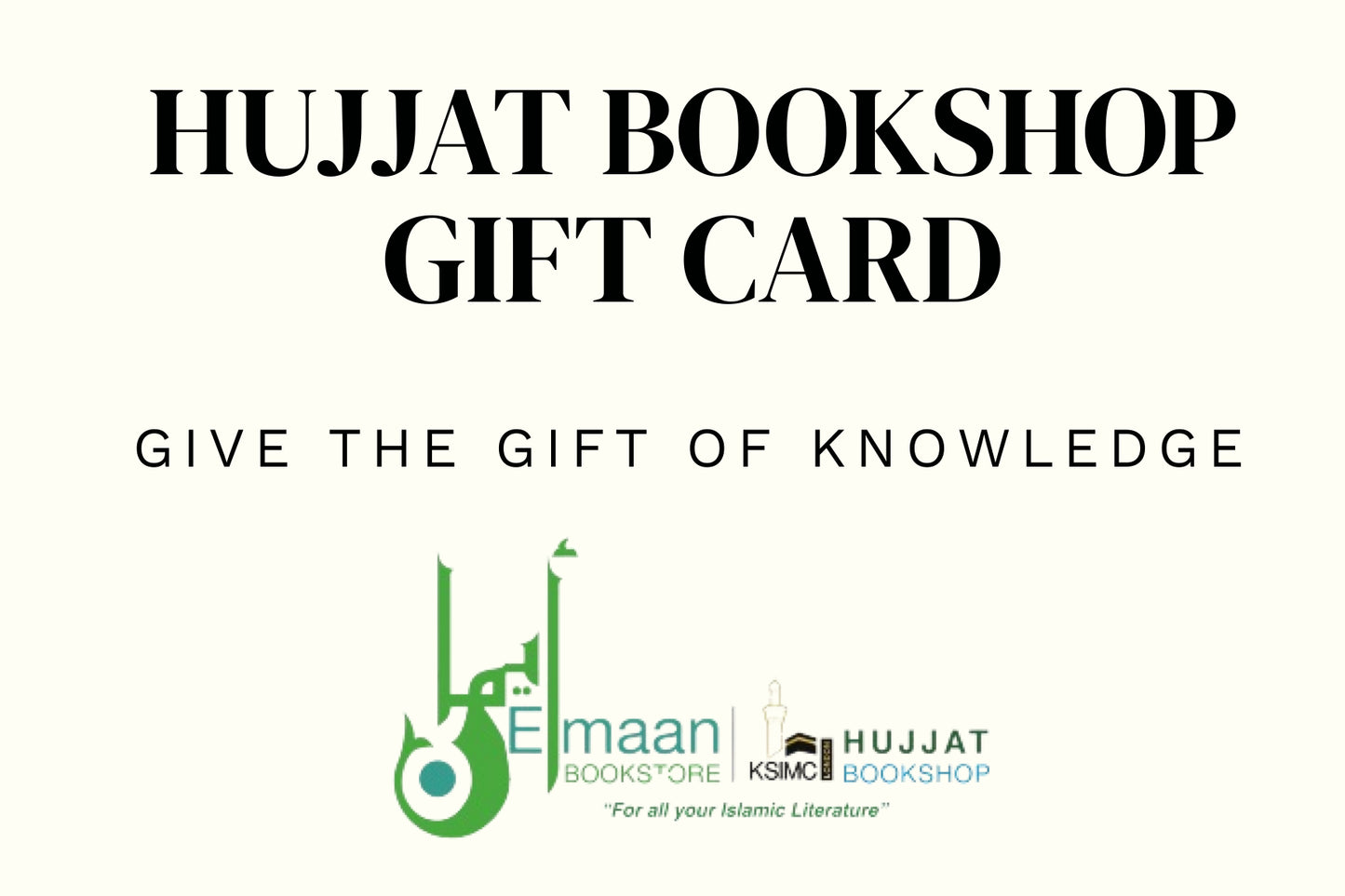 Hujjat Bookshop Gift Card