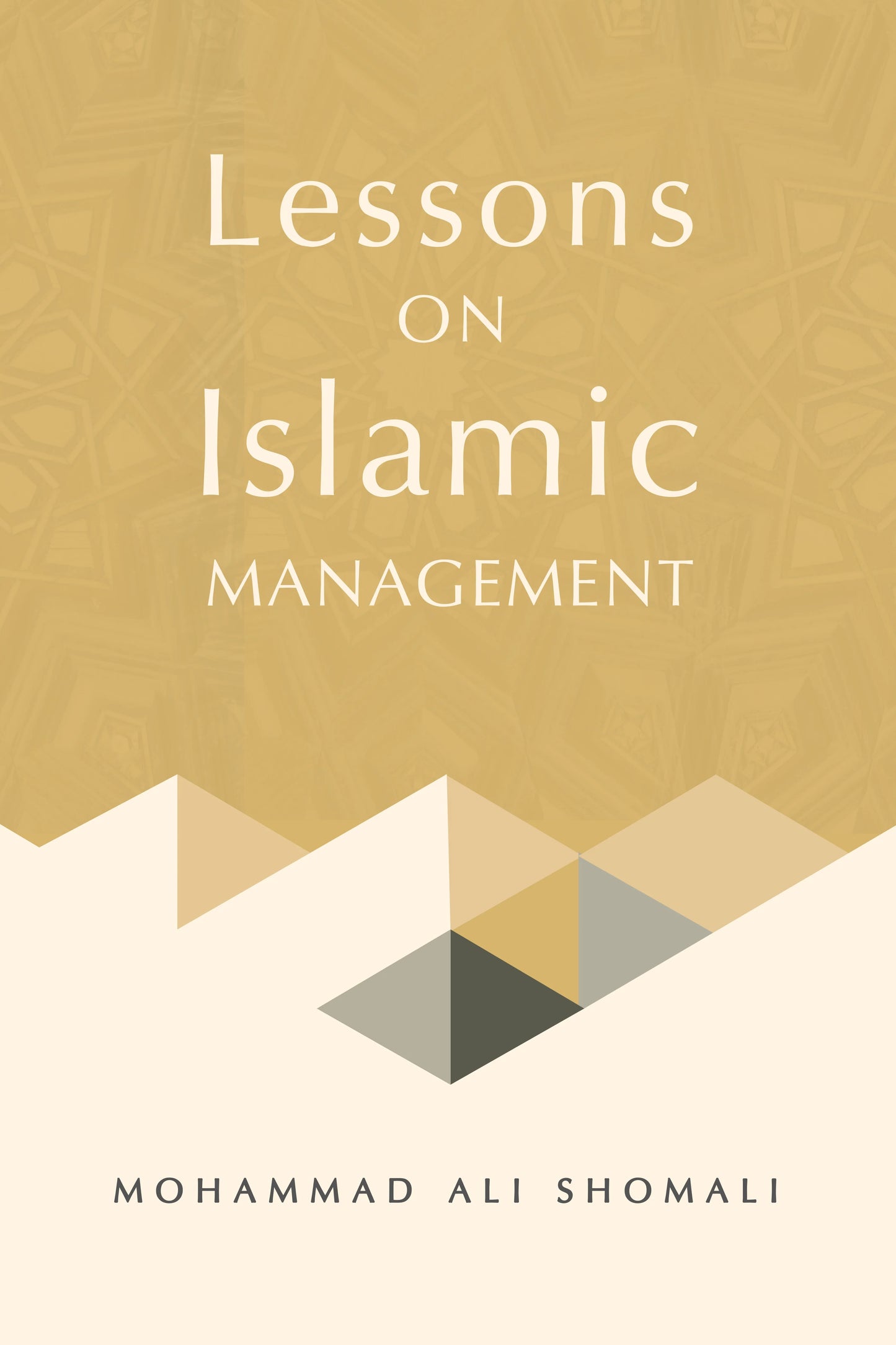 Book Cover of Lessons on Islamic Management