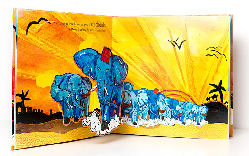 The Story of the Elephant Surah Al-Feel Quranic Pop-up and Play Book