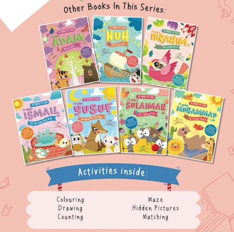Prophets of Islam Activity Book Set - 8 Books